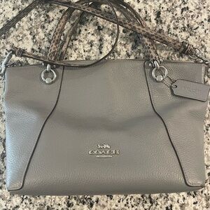Coach Gray Leather Women's Bag